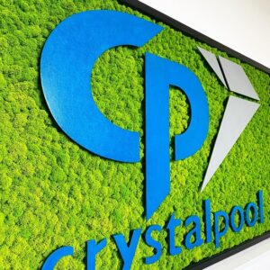 Machový obraz – LOGO Crystalpool LED