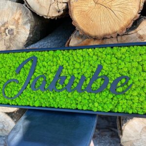 Machový obraz – LOGO Jakube