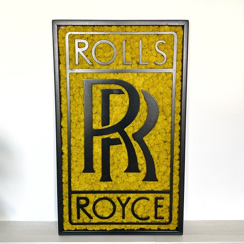 IMG-9891.jpg Machový obraz – LOGO Rolls-Royce čierný