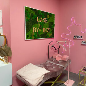 Machový obraz – LOGO Lash by Inzi