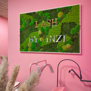 Machový obraz – LOGO Lash by Inzi